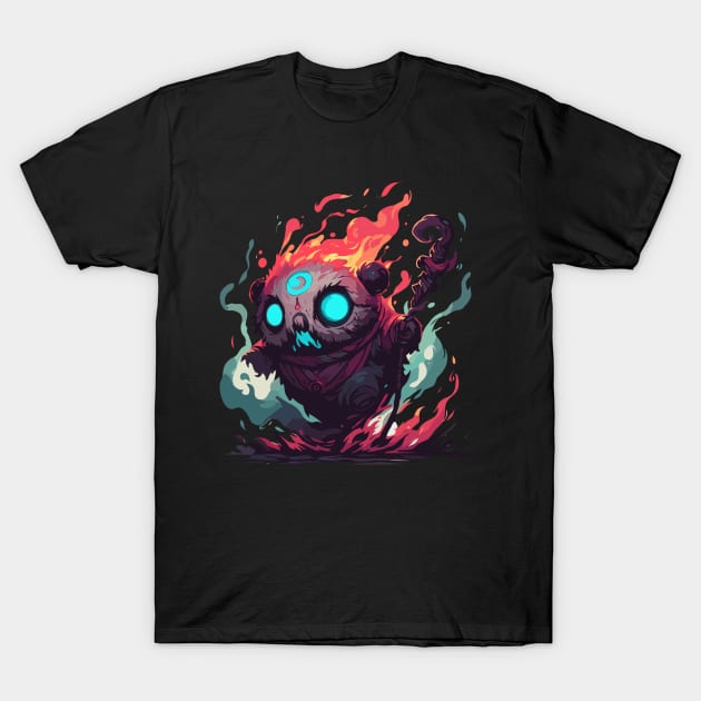 Panda magic wizard T-Shirt by Evgmerk